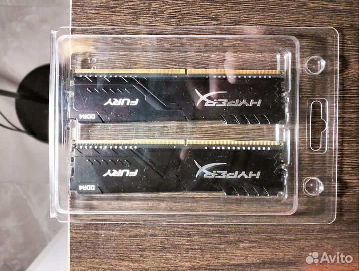 Оперативная память HyperX fury ddr4 16gb 3600