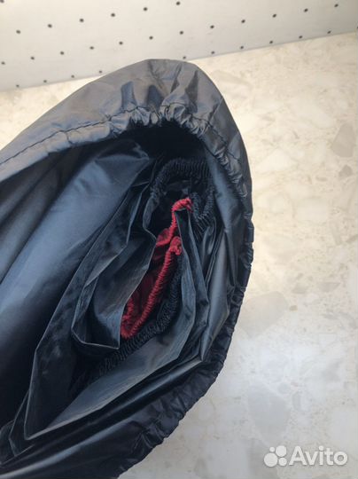 Чехол для мото Black Red XXL 265/105/125 №30