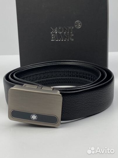 Ремень мужской кожаный Montblanc lux l