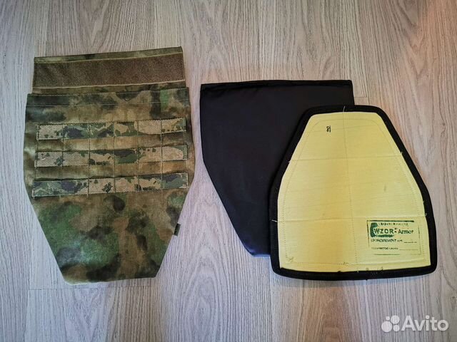 Напашник с кевларом в мультикаме