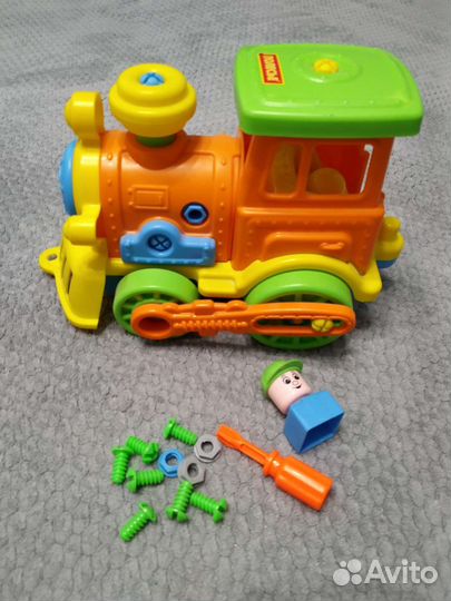 Паровоз полесье с отверткой