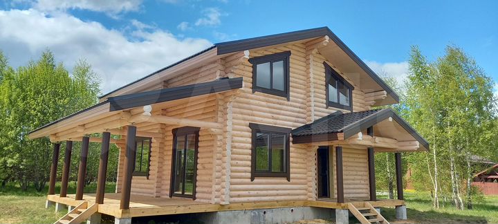 Коттедж 132 м² на участке 12 сот.