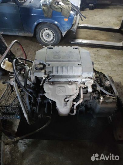 Двигатель с АКПП в сборе на mitsubishi lancer 9