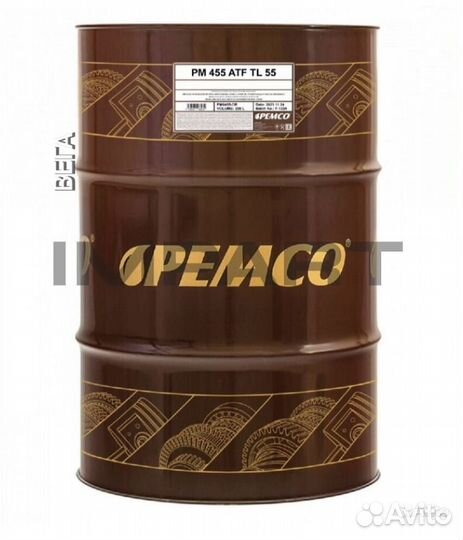 Масло трансмиссионное pemco 455 ATF