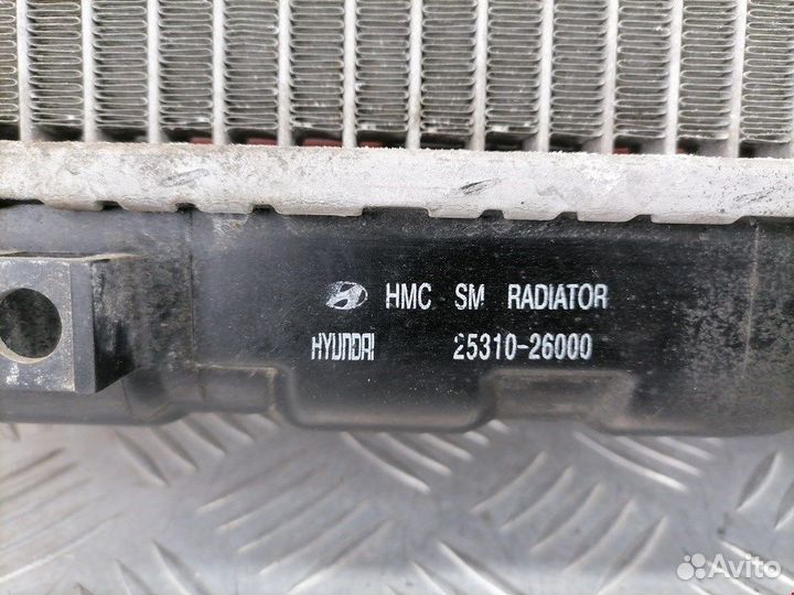 Hyundai Santa Fe SM Радиатор основной 2.4i Хюндай