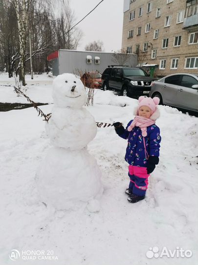 Зимний костюм для девочки 116