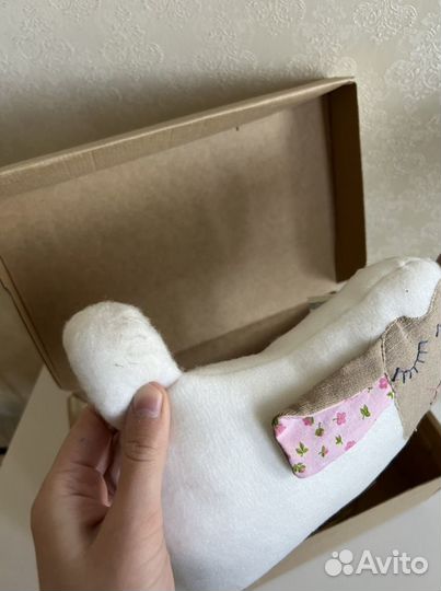 Игрушка ручной работы овечка