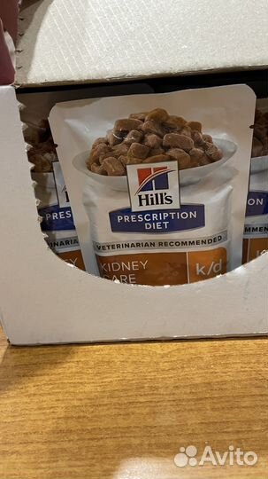 Пауч Hills Kidney Care k/d с говядиной 11шт
