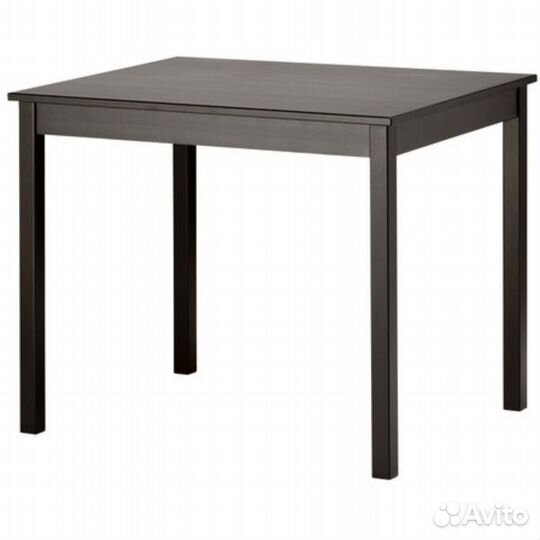Стол IKEA Олмстад 120*70 (чёрный)