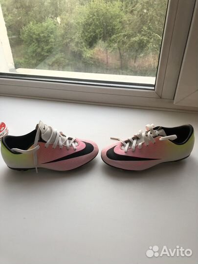 Футбольные бутсы Nike mercurial 18,5см