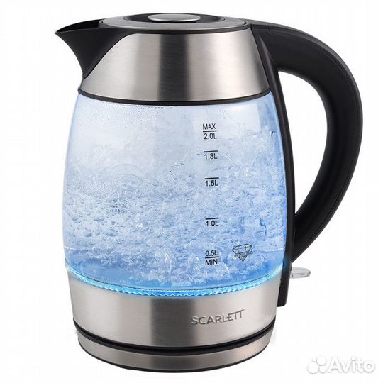 Чайник scarlett SC-EK27G13 2200Вт 2,0л стекло