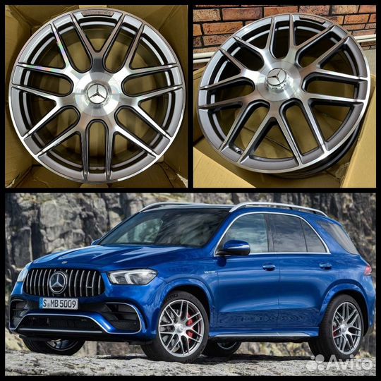 Новые диски на Mercedes Мерседес GLE coupe R21