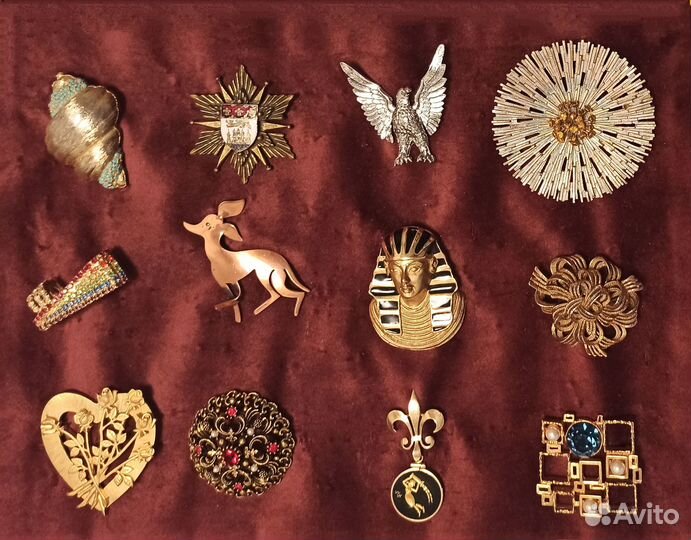 Винтажная брошь Геральдика +