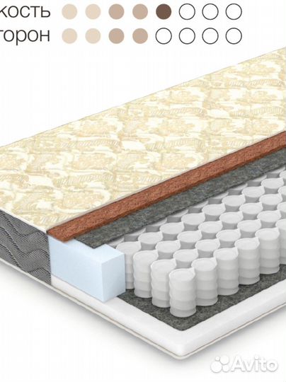 Матрас 180х200-Forplit 2см-пружины 500