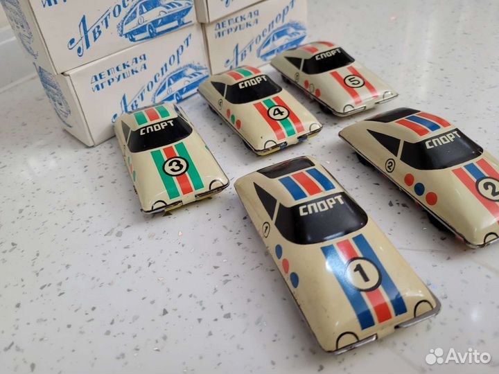 Машинки спортивные авто ралли выпуск СССР, новые