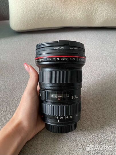 Объектив Canon zoom lens EF 16-35mm 1:2.8