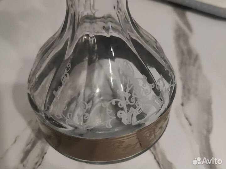 Графин флора с гравировкой