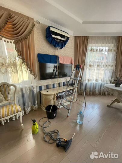 Чистка, обслуживание и ремонт кондиционеров