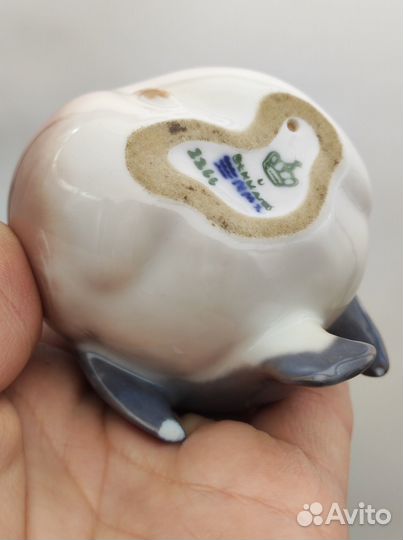 Фигура Птица Дания royal copenhagen три волны