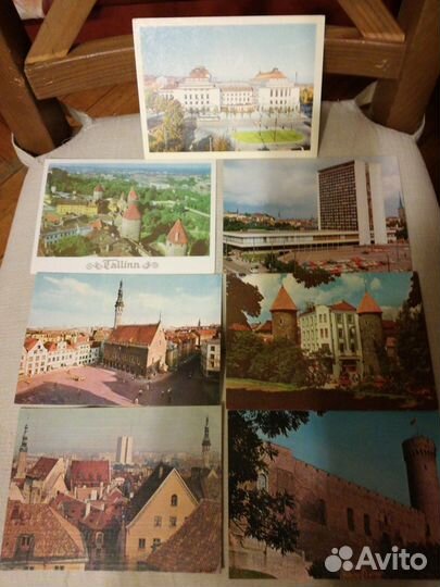 Открытки СССР с видами Таллина 77,79 и 80г