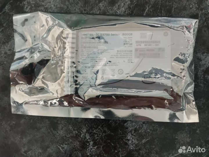 Серверный ssd intel DC S3700 SATA 800 Gb