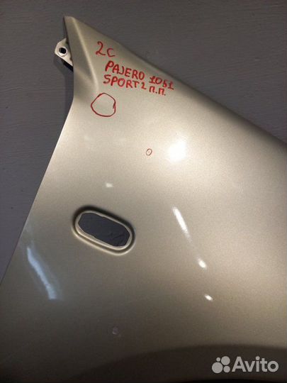 Крыло переднее правое Mitsubishi Pajero Sport 2