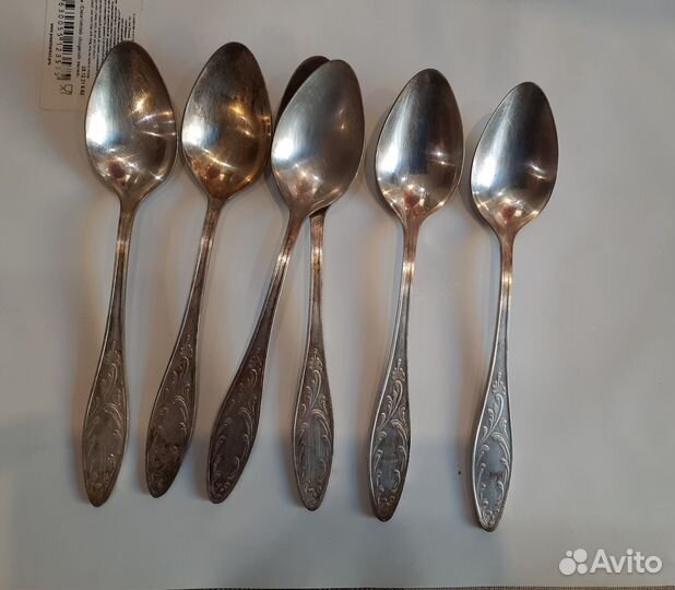 Мельхиоровые ложки десертные, кофейные винтаж СССР