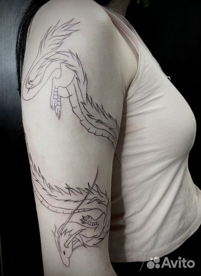 Коррекция старых татуировок