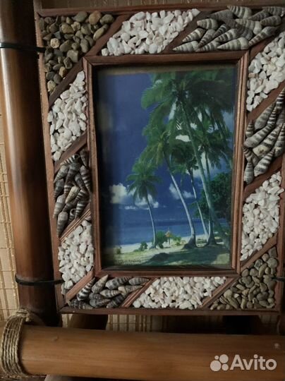 Рамки для фото из бамбука