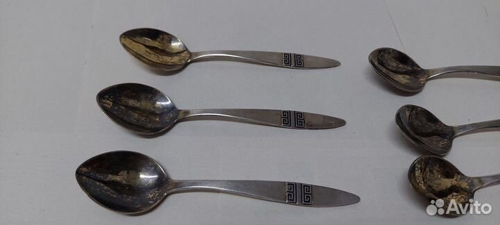 Кофейные серебряные Ложки. 916 проба