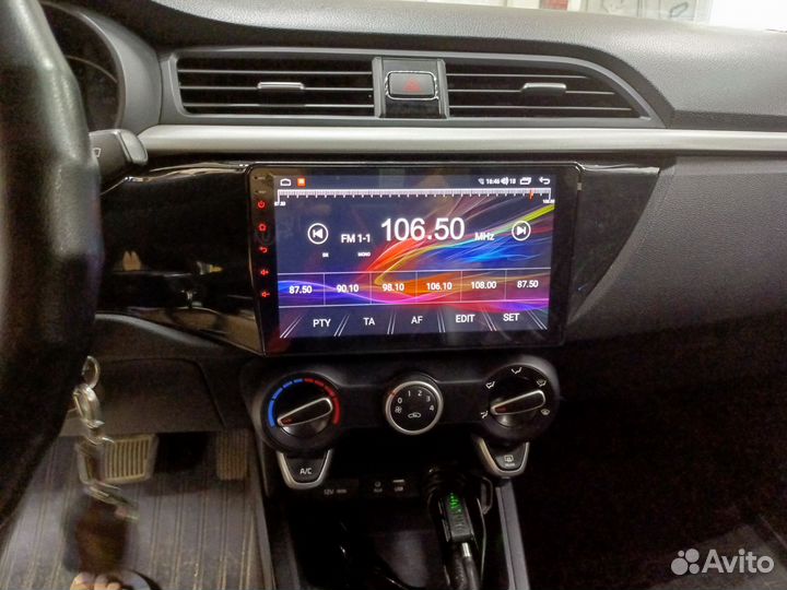 Магнитола android на kia rio 4