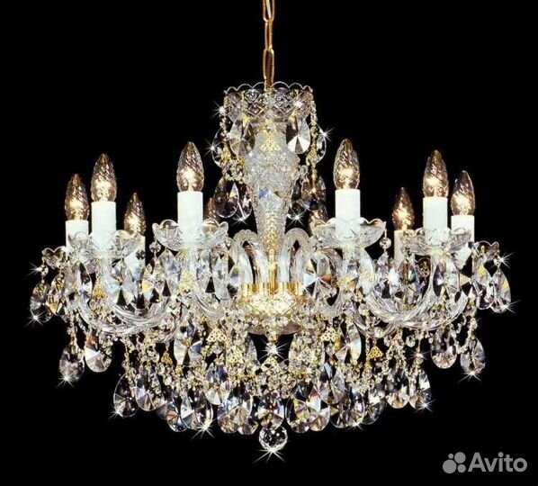 Люстра хрустальная богемия чехия