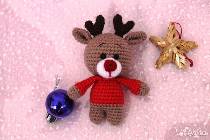 Оленёнок. Игрушка ручной работы