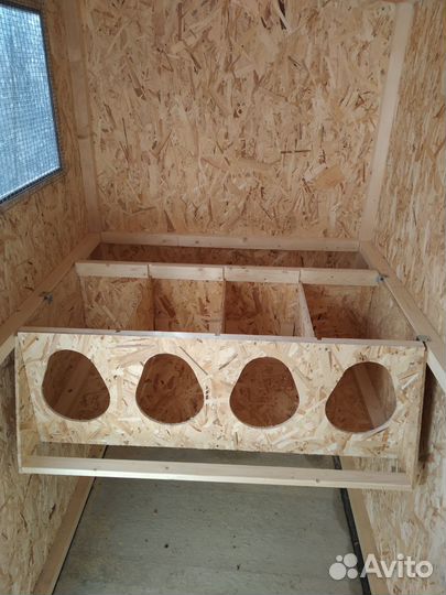 Курятник на 15-20 кур без выгула