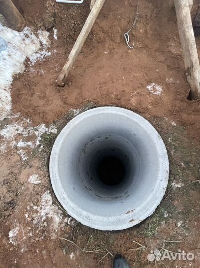 Септик из бетонных колец под ключ