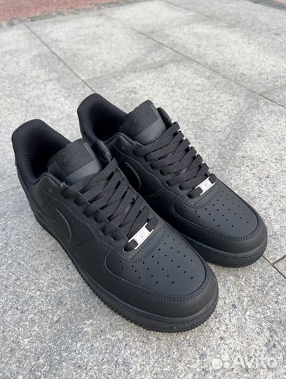 Кроссовки Nike air force 1 черные