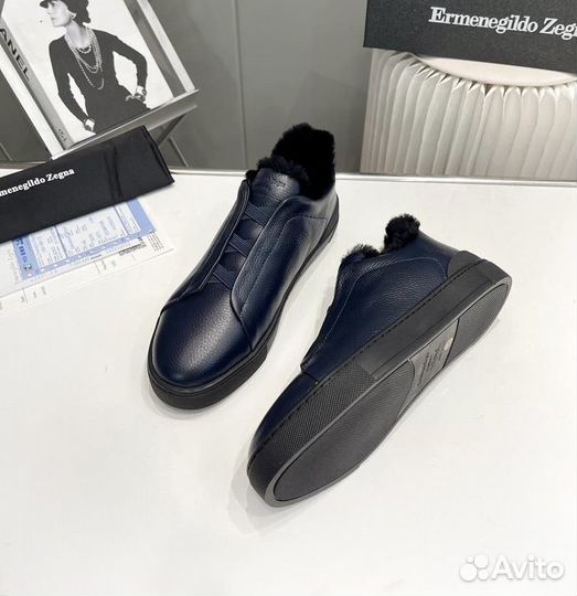 Кеды ermenegildo zegna (Зимние )