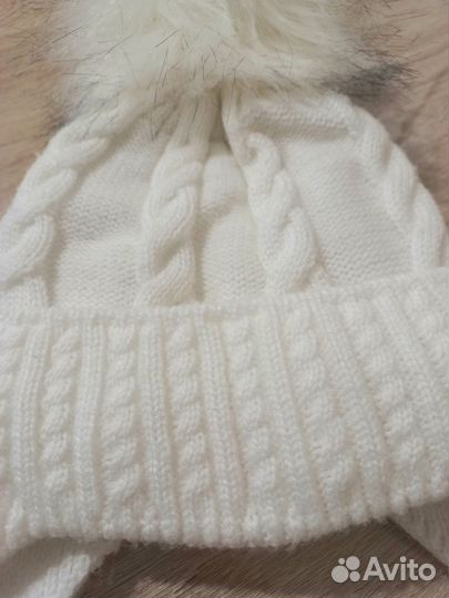 Шапка зимняя для девочки 46 48