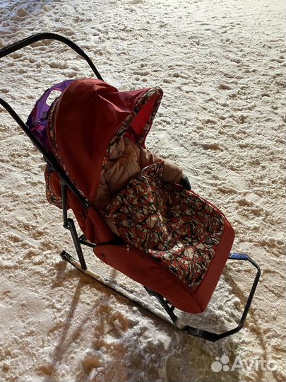 Коляска санки
