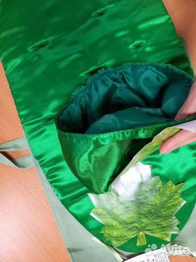 Карнавальный костюм огурец на рост 110-128