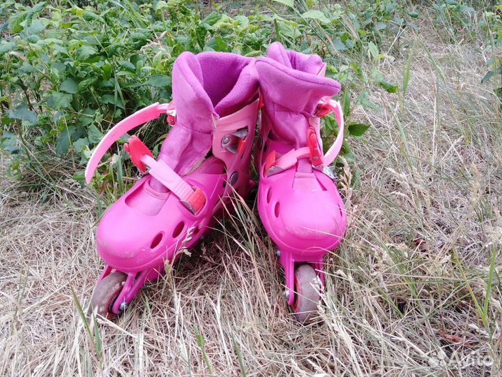 Ролики для девочки размер регулируется 38-42