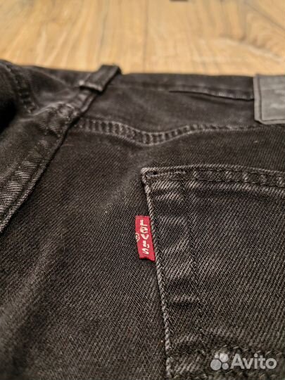 Джинсы levis черные (w33 l32)