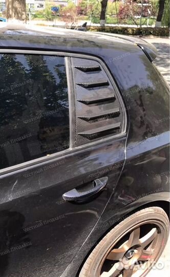 Накладки на задние окна Golf 6