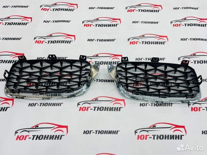 Ноздри BMW 3 F30 Даймонд хромированные Bmw