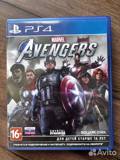 Игра Avengers Marvel PS4