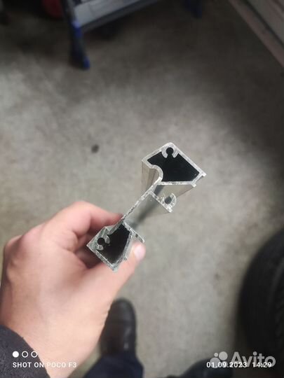 Порог алюминиевый для пвх дверей