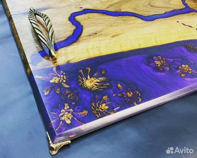 Поднос деревянный