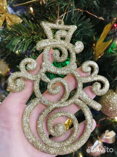 Новые наборы игрушек на ёлку 11 штук