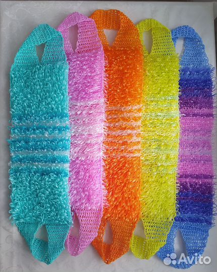 Вязаные мочалки