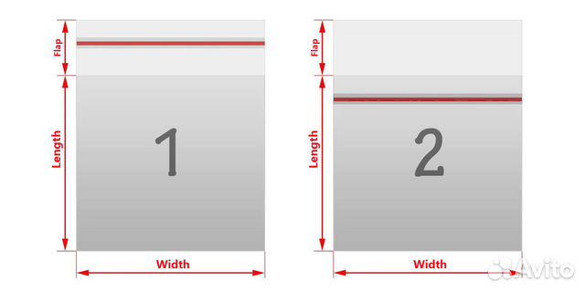 Пакеты все размеры, включая нестандартные издания
